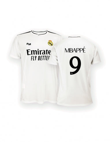 Camiseta Mbappé Real Madrid 2024/25 - Réplica Oficial