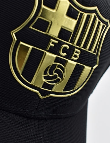 Gorra FC Barcelona Negra - Junior